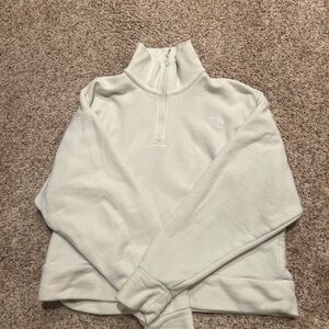 The North Face Women's Cream Quarter-Zip Sweater